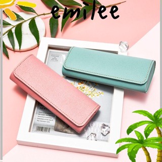 Emilee เคสแว่นตา หนัง PU ป้องกันแรงกดดัน สะดวกสบาย