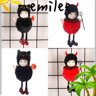 Emilee ตุ๊กตาแมวดํา แม่มด ผี หลากสี สําหรับตกแต่งสวน บาร์ เทศกาลฮาโลวีน DIY