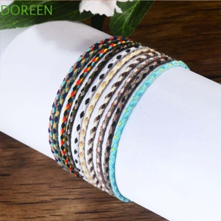 Doreen สร้อยข้อมือถัก เกาหลี ปรับได้ ของขวัญ ที่มีสีสัน ทองแดง ลูกปัด เด็กผู้หญิง แฟชั่น เครื่องประดับ