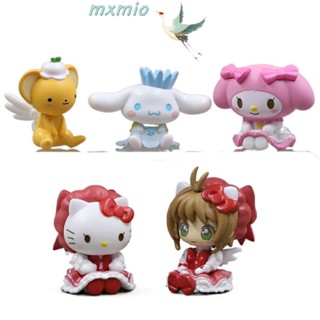 Mxmio ฟิกเกอร์การ์ตูน My Melody KT Cat Melody Cinnamorol ของเล่นสําหรับเด็ก