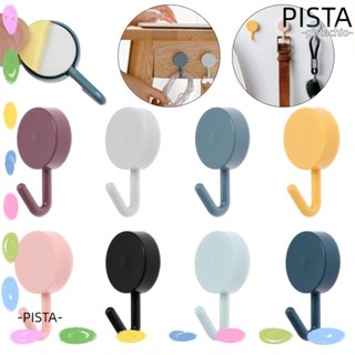 Pista ตะขอแขวนเสื้อผ้า สีพื้น ไม่ต้องเจาะผนัง 10 ชิ้น