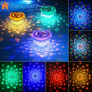 Lumiparty ไฟโปรเจคเตอร์ Led 6 โหมด กันน้ํา สําหรับติดอ่างอาบน้ํา สระว่ายน้ํา ตู้ปลา