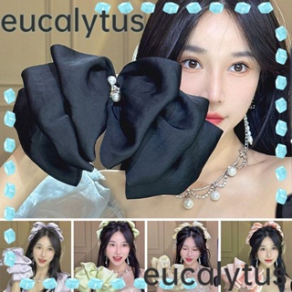 Eucalytus1 กิ๊บติดผมแฟชั่น ประดับโบว์ ขนาดใหญ่