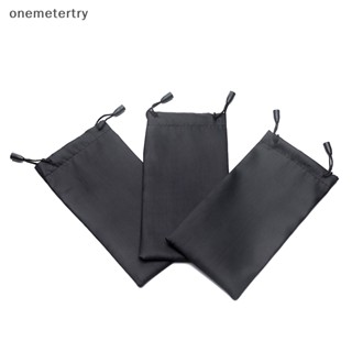 Onem กระเป๋าใส่แว่นตากันแดด กันฝุ่น กันน้ํา สีดํา แบบพกพา 2 ชิ้น