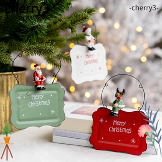 Cherry3 ของตกแต่งต้นคริสต์มาส เหล็กดัด รูปซานตาคลอส