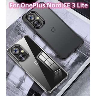 เคสโทรศัพท์มือถือ PC TPU แบบแข็ง ใส ผิวด้าน กันกระแทก สําหรับ Oneplus Nord CE 3 Lite CE3Lite One Plus NordCE3Lite 5G 2023