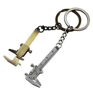 【yunhai】Metal Simulation Model Slide Ruler Vernier Caliper Key Chain Keyring