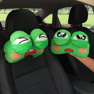 Keroppi Cartoon Car Headrest Car Neck Pillow Cute Car Car Seat Cushion Four Seasons Car Interior Accessory hr60