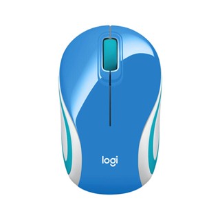 Logitech เมาส์ไร้สาย รุ่น M187 สีน้ำเงิน