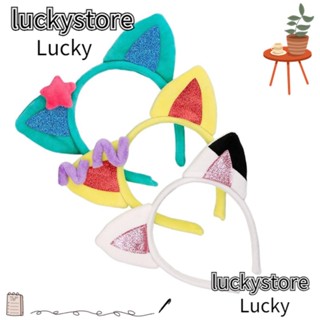 Lucky ที่คาดผมหูแมว น่ารัก คอสเพลย์ ปาร์ตี้ วันหยุด สัตว์ ที่คาดผม เครื่องประดับผม พรอม เด็กผู้หญิง