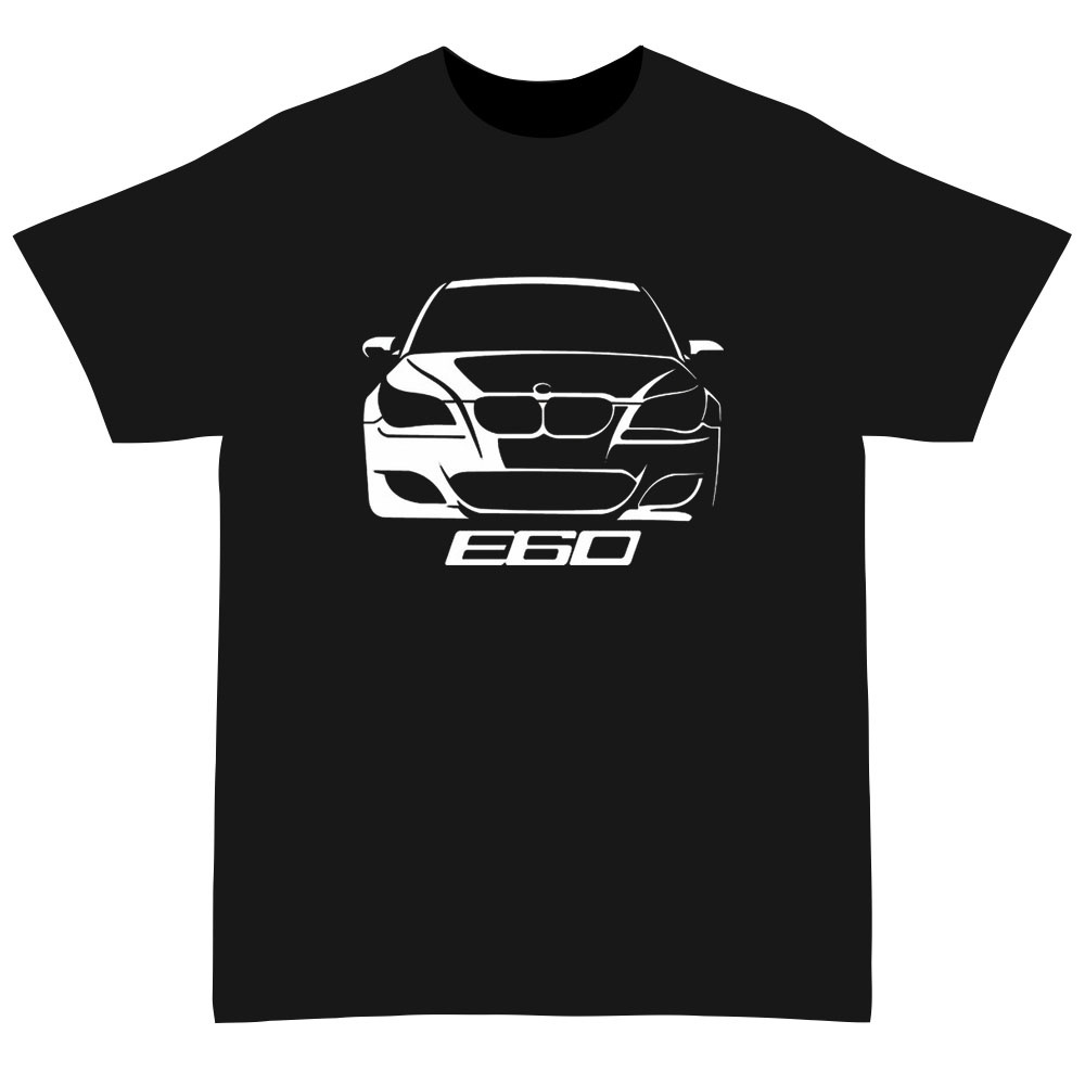 มีหลายสี เสื้อยืดรถยนต์ BMW E60 ล่าสุด