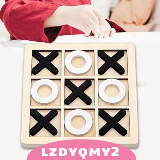 [Lzdyqmy2] เกมกระดานหมากรุกไม้ XO TAC Toe สําหรับผู้ใหญ่