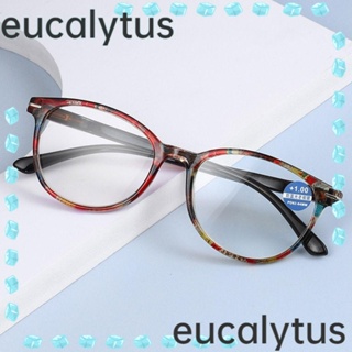 Eucalytus1 แว่นตาอ่านหนังสือ กรอบเบาพิเศษ แบบพกพา หรูหรา สําหรับผู้ชาย และผู้หญิง