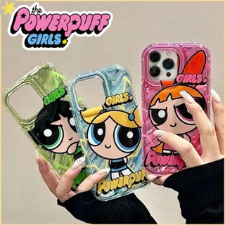 [LBE] Spice Girls Cartoon Powerpuff Girls เคสป้องกันสำหรับ Iphone 14/13/12/11 Pro Max X/xr/xsmax ฝาครอบป้องกันพร้อมที่วางแว่นกันแดด