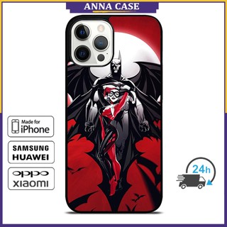 เคสโทรศัพท์มือถือ ลาย Harley Quinns And Batmans สําหรับ iPhone 14 Pro Max 13 Pro Max Samsung Galaxy Note10+ S21Ultra