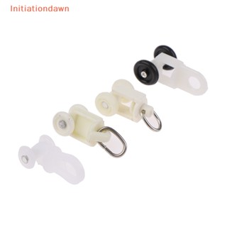 [Initiationdawn] ลูกกลิ้งพลาสติก ทรงโค้ง สําหรับแขวนผ้าม่าน