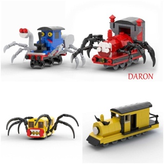 Daron Choo-Choo Charles บล็อคตัวต่อ พลาสติก รูปสัตว์ แมงมุม สีแดง สีเหลือง สีฟ้า ของเล่นเสริมพัฒนาการ สําหรับเด็ก ผู้ปกครอง เด็ก เกมสยองขวัญ ของขวัญวันเกิด