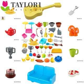 Taylor1 บล็อคตัวต่อพลาสติก ขนาดใหญ่ ของเล่นสําหรับเด็ก และแม่