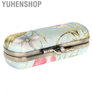 Yuhenshop Lipstick Case Vintage Embroidery Pattern Portable Holder