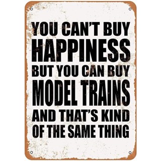 ป้ายสัญลักษณ์ You Cant Buy Happiness BUT You CAN Buy More Shoes Funny Art Metal Tin Sign 8x12 นิ้ว สําหรับตกแต่งผนังบ้าน ผับ บาร์ กลางแจ้ง