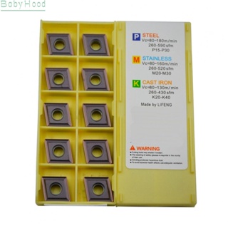 【Big Discounts】Professional Grade CNMG120408MS LF6018 Carbide Inserts for Stainless Steel 10pcs#BBHOOD