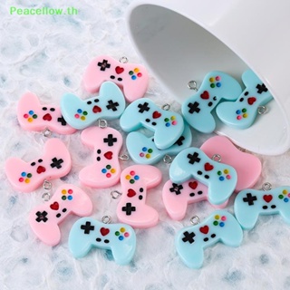 Peacellow จี้คอนโซลเกม รูปตัว Ch สําหรับทําเครื่องประดับ งานฝีมือ DIY 10 ชิ้น