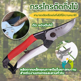 Comfy กรรไกรตัดกิ่งไม้ กรรไกรตัดดอก อุปกรณ์ทำสวน Pruning shears