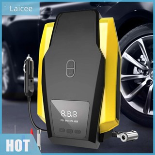 [Laicee.th] เครื่องปั๊มลมยางรถยนต์ 12V 120W ปิดอัตโนมัติ สําหรับรถมอเตอร์ไซด์