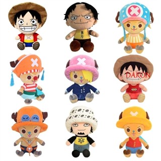 Daron ของเล่นตุ๊กตาการ์ตูนคอสเพลย์ Ace Law Monkey D Luffy Chopper