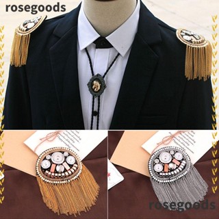 Rosegoods1 1 คู่ เข็มกลัดไหล่ ที่ละเอียดอ่อน โกธิค ลูกปัดอะคริลิค บอร์ดไหล่