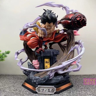 🔥สปอตสินค้า🔥 ฟิกเกอร์ วันพีซ โมเดลฟิกเกอร์ โมเดล One Piece Luffy Gear 4 ฟิกเกอร์ลูฟี่ - ฟิกเกอร์ One Piece GK Tiantong Snake Man Luffy Fourth Gear ขนาดใหญ่ สําหรับตกแต่งบ้าน