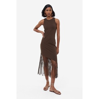 H&amp;M  Woman Fringe-trimmed dress 1184191_1