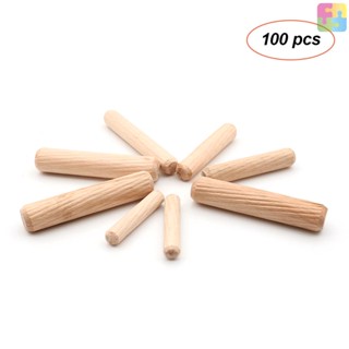 [ขายดี] หมุดเดือยไม้ สําหรับเฟอร์นิเจอร์ ตู้ 100 ชิ้น 100 ชิ้น
