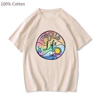 เสื้อยืดลําลอง แขนสั้น พิมพ์ลายการ์ตูน Pogue Life North Carolina สําหรับผู้ชาย