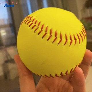 【Anna】Softball Official Size Weight PVC Cover Sports Practice 12-Inch Accuracy