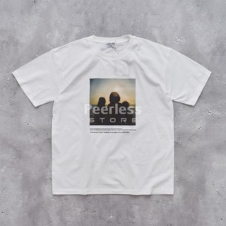 [พร้อมส่ง] เสื้อยืดแขนสั้น ผ้าฝ้าย พิมพ์ลายตัวอักษร BEAMS POET MEETS DUBWISE