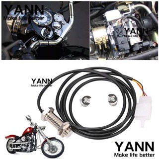 Yann1 เซนเซอร์วัดระยะทางดิจิทัล อลูมิเนียมอัลลอย 2pin อุปกรณ์เสริม สําหรับรถจักรยานยนต์