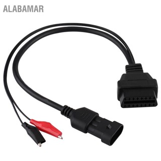 ALABAMAR 3 Pin ถึง 16 OBD2 Adapter Connector สายวินิจฉัยสำหรับ Fiat Alfa Lancia