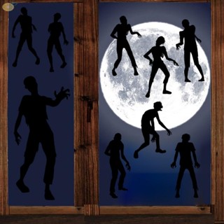 【VARSTR】Halloween Sticker 3D Sticker Bright Colors Halloween Horror Sticker No Foaming