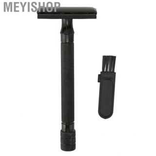 Meyishop Manual Double Edge Metal Comfortable Grip Safety Beard Shaver Trimmer Wit