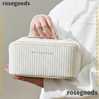 Rosegoods1 กระเป๋าเครื่องสําอาง อเนกประสงค์ ขนาดใหญ่ จุของได้เยอะ สําหรับผู้หญิง 2023