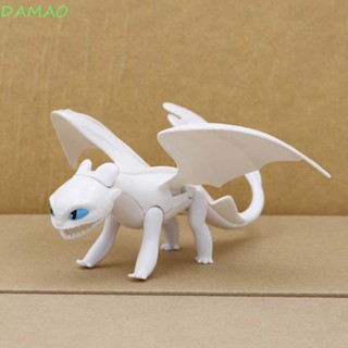 Damao โมเดลฟิกเกอร์ PVC อนิเมะ How To Train Your Dragon Light Fury ของเล่นสําหรับเด็ก