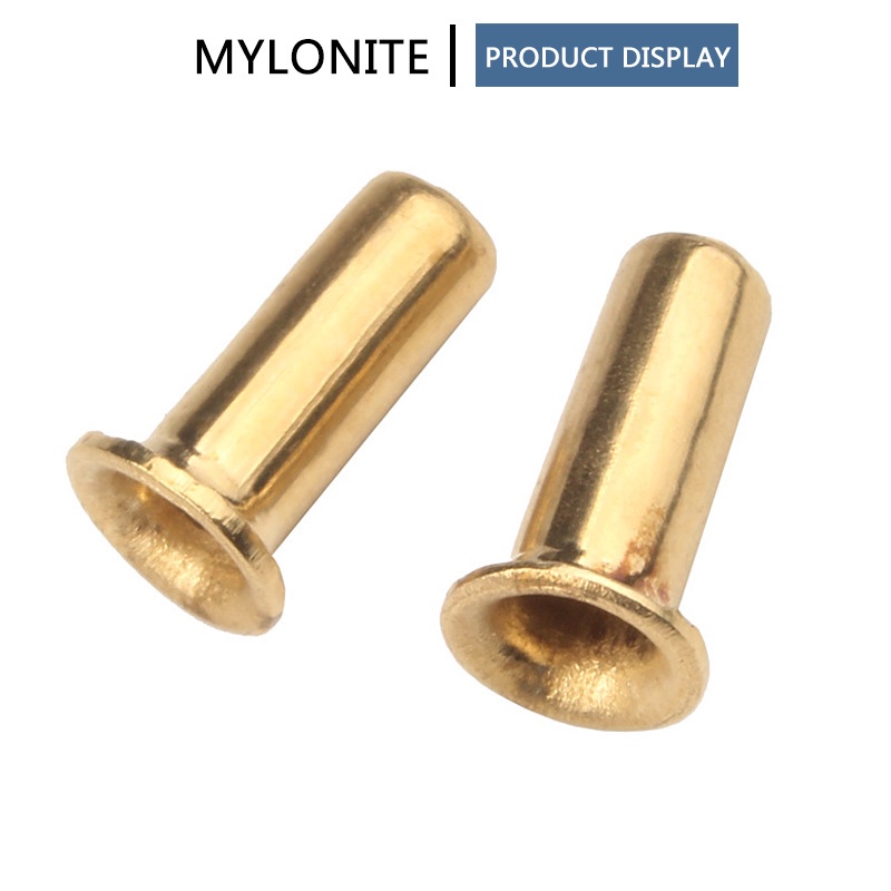 M0.9 M1.3 M1.5 M1.7 M2 M2.3 M2.5 ทองเหลืองตาไก่ Rivet Nut ทองแดง Hollow Grommet รู Rivets เส้นผ่านศูนย์กลาง 0.9 มม.-6 มม.มิลลิเมตร Bolt ความยาว 2.5 มม.-10 มม.มิลลิเมตร - รูปที่ 3