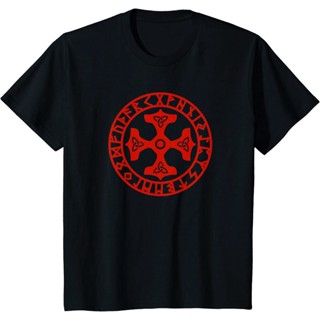 ขายดี เสื้อยืด พิมพ์ลาย Thors Hammer viking mythology celtic norse symbol Odin 371553