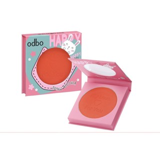 ♦️ของแท้·ส่งด่วน·ถูก♦️Odbo Pocket Blusher #OD103 : odbo โอดีบีโอ พอคเกท บลัชเชอร์ บลัชออน เนื้อฝุ่น x 1 ชิ้น dayse