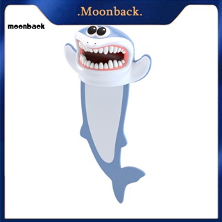 &lt;moonback&gt; ที่คั่นหนังสือ ลายการ์ตูนสัตว์ 3D เครื่องเขียน สําหรับนักเรียน