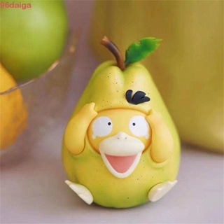 Daiga ฟิกเกอร์ PVC อนิเมะ Psyduck Under Pressure Pear Psyduck Kawaii Fruit ขนาด 9 ซม. ของเล่นสําหรับเด็ก