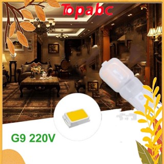 Top หลอดไฟสปอตไลท์ฮาโลเจน 220V สําหรับ G9 LED 3W 5W 10 ชิ้น