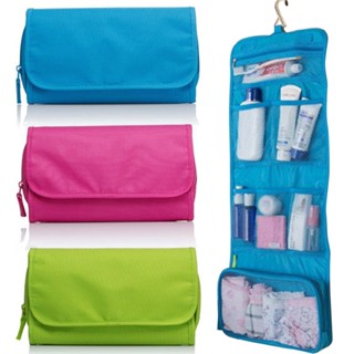 New Folding Travel Toiletry Hanging Wash Bag Make Up Cosmetic Case with Hook