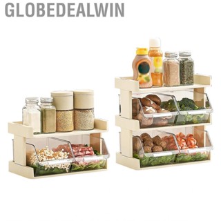 Globedealwin Kitchen Countertop Organizer  Multi Layers Standing Spice Rack for Hotpot